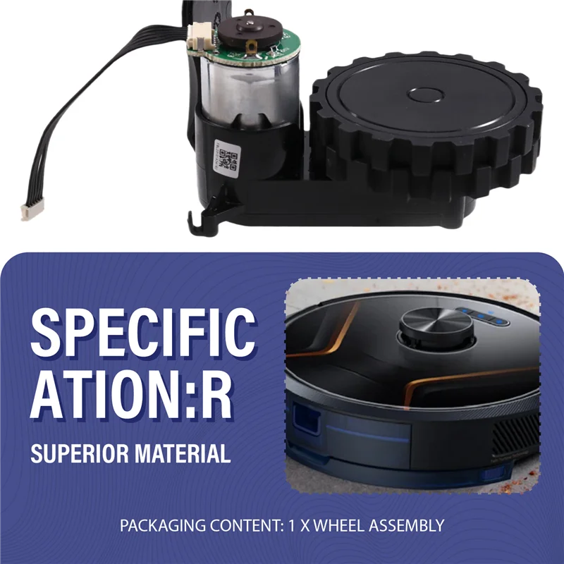 AT28-สําหรับ Eufy Robovac R500/15C/G10/25C/30C/35C/11S ล้อเปลี่ยนมอเตอร์-ชิ้นส่วนเครื่องดูดฝุ่น