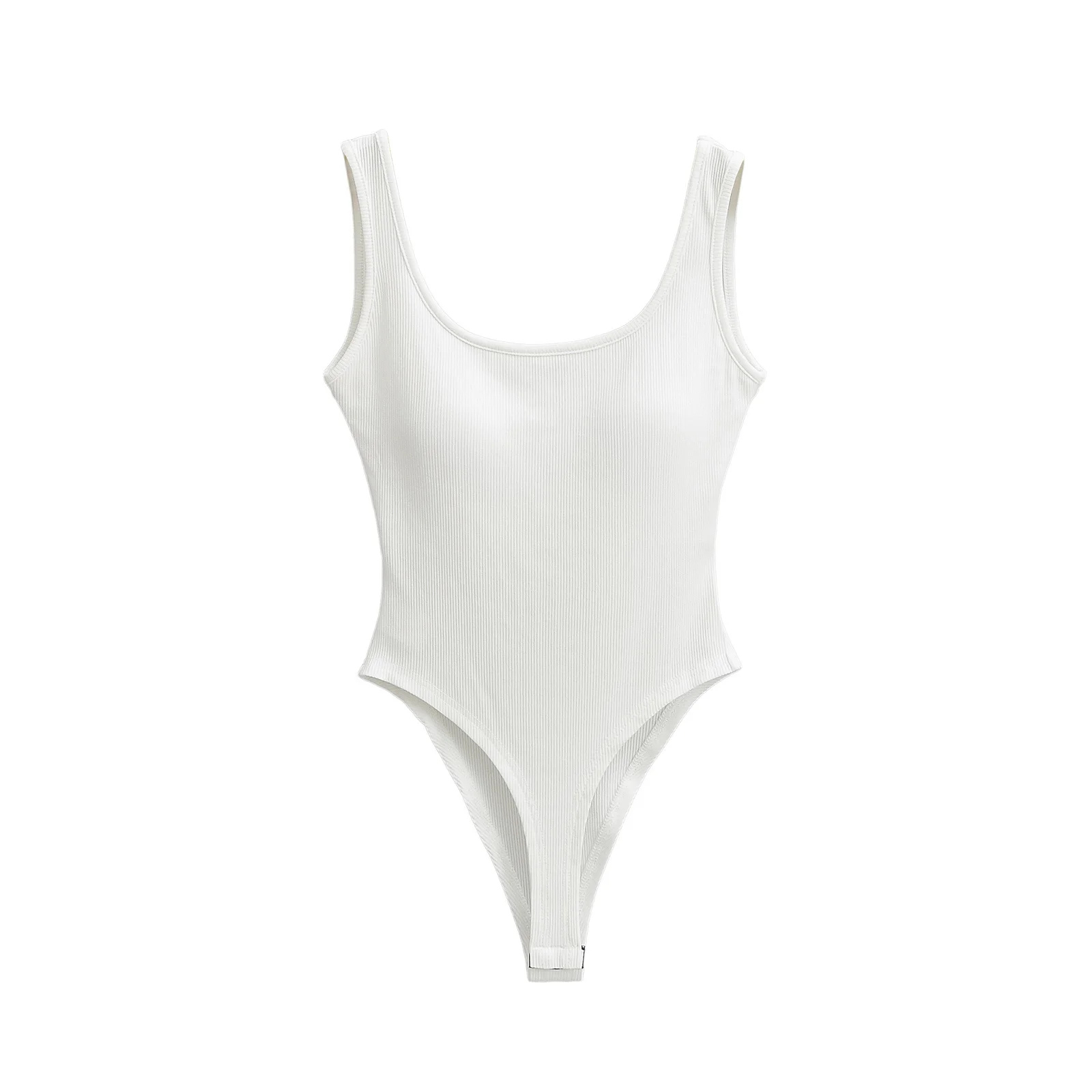 섹시 윈드 U넥 스트랩 베스트 여성 타이트 발란스 속옷 베이스 레이어 원피스 옷 (가슴 패드 포함)