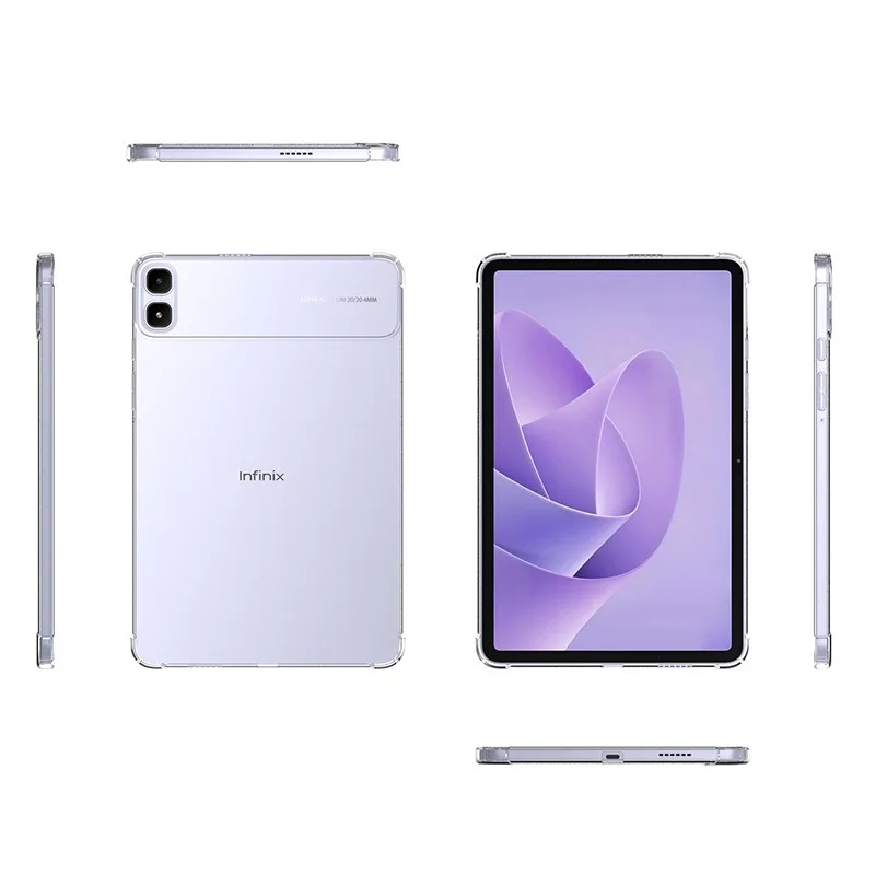 For Infinix XPad 30 Pro 2026 Case 11 inch Transparent Airbag Soft Silicone Cover funda Tablet Infinix XPad 30 Pro 11in TPU shell