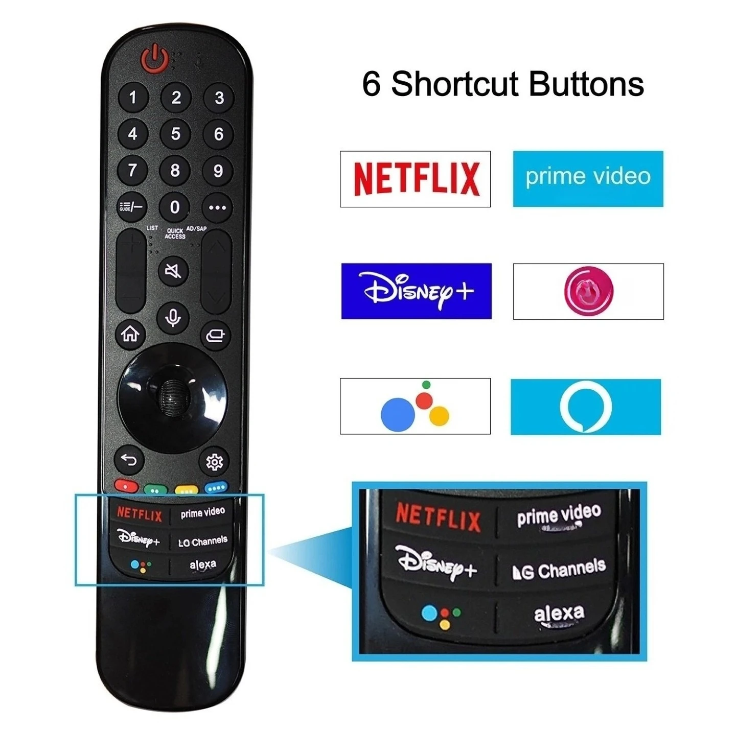 New MR22GA AKB76039902 Magic Voice Remote For Smart TV 2018/19/20/21/22 with Pointer