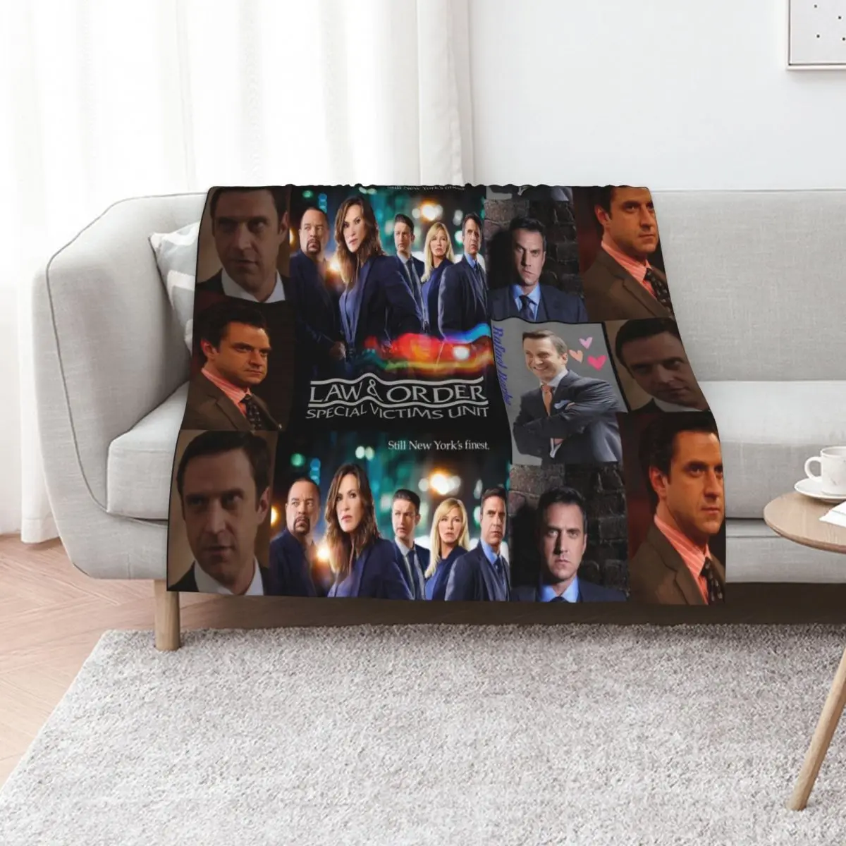 

Law and Order SVU Throw Blanket Men's Soft Warm Throw Blanket for Couch