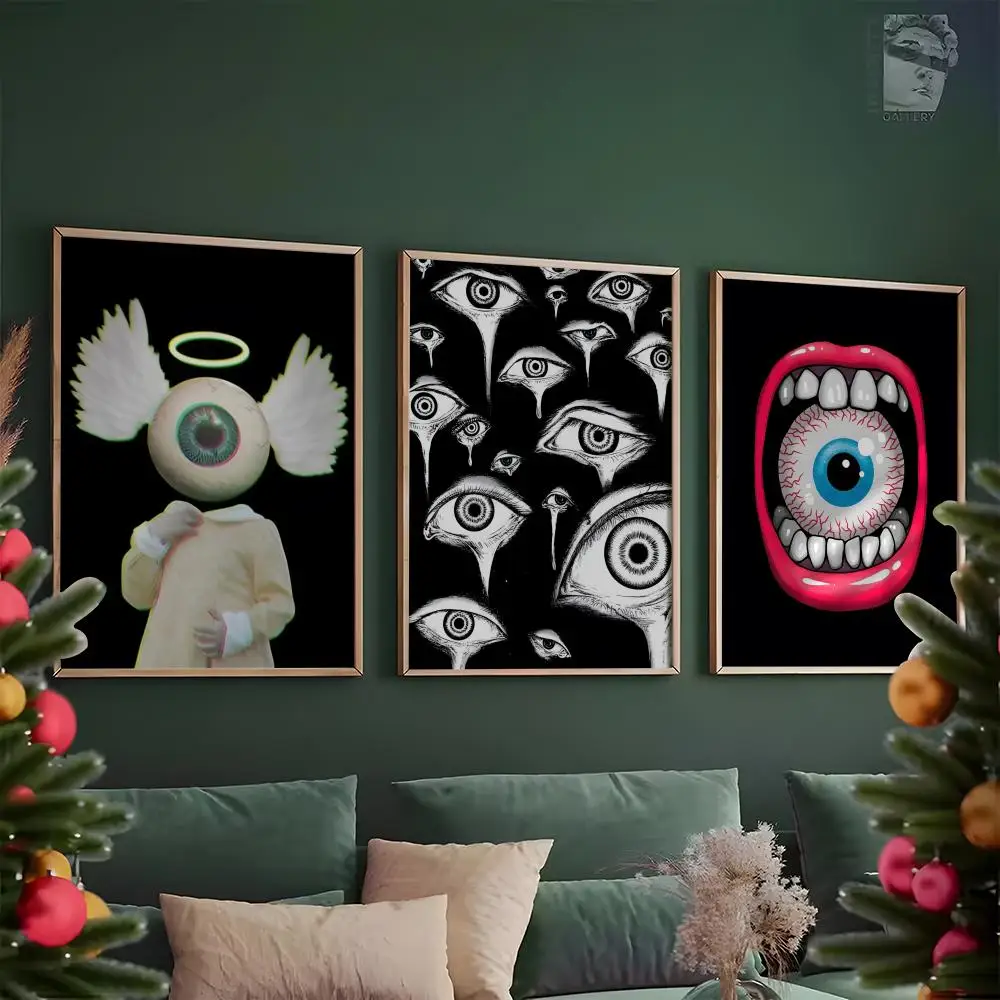 ملصق HD أنيمي موضوع ساخن المغني/OST/فيلم مقاوم للماء عصا ذاتية ديكور المنزل Ins مقل العيون عين باردة #2