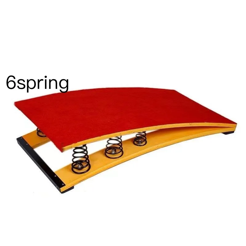 

Professional Gymnastic Vault Spring Board with 4 Springs Factory Wholesale for Competition Training Includes Ball Accessory