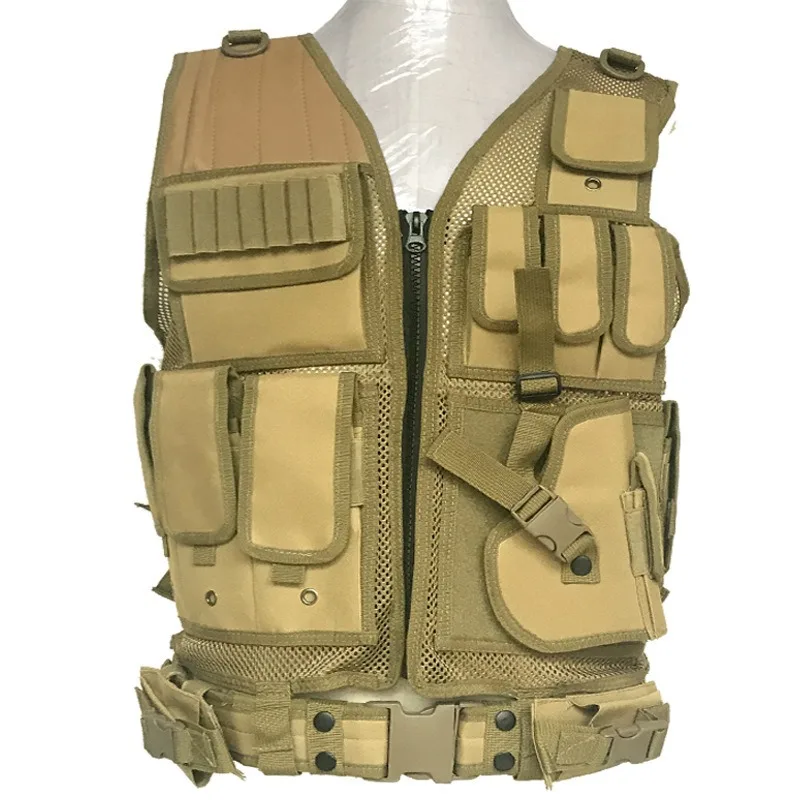 

Tactical Vest Breathable Wear-resistant Suitable for Outdoor Training Duty Running Hiking Camping Shooting Protective Vests