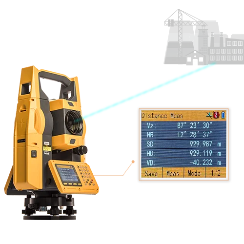 Total Station HTS-421L10 High-precision 1000m Non Reflective Rangefinder HTS-421L10/HTS-521L10 Total Station