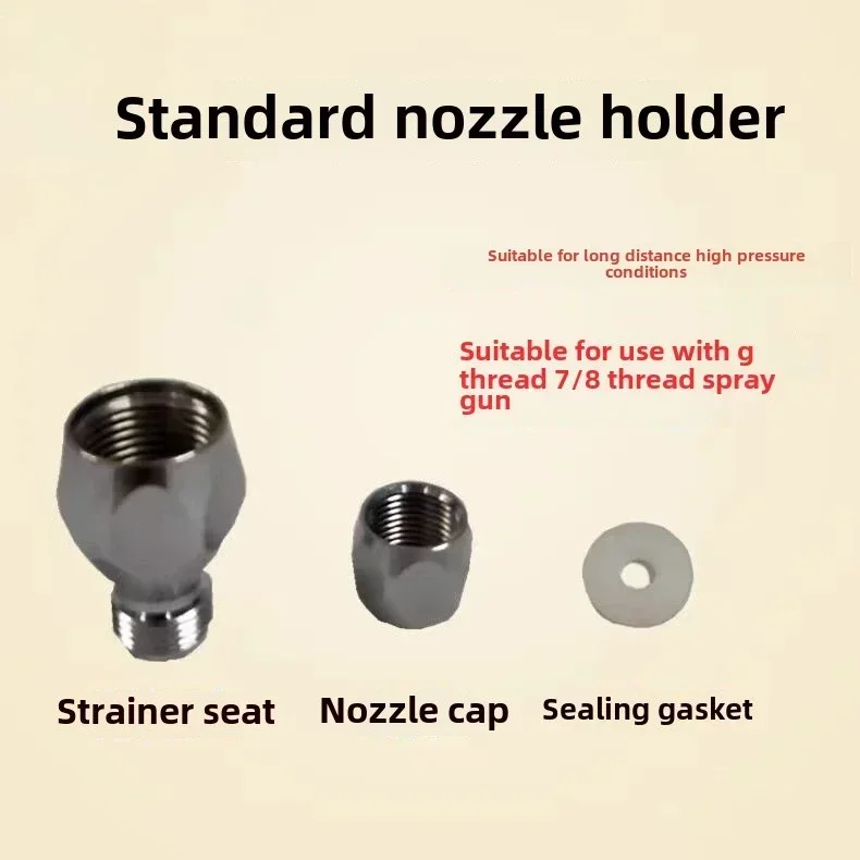 Vepart Filter type nozzle seat automatic spray gun seat nozzle button type nozzle Steel drum shipbuilding heavy anti-corrosion