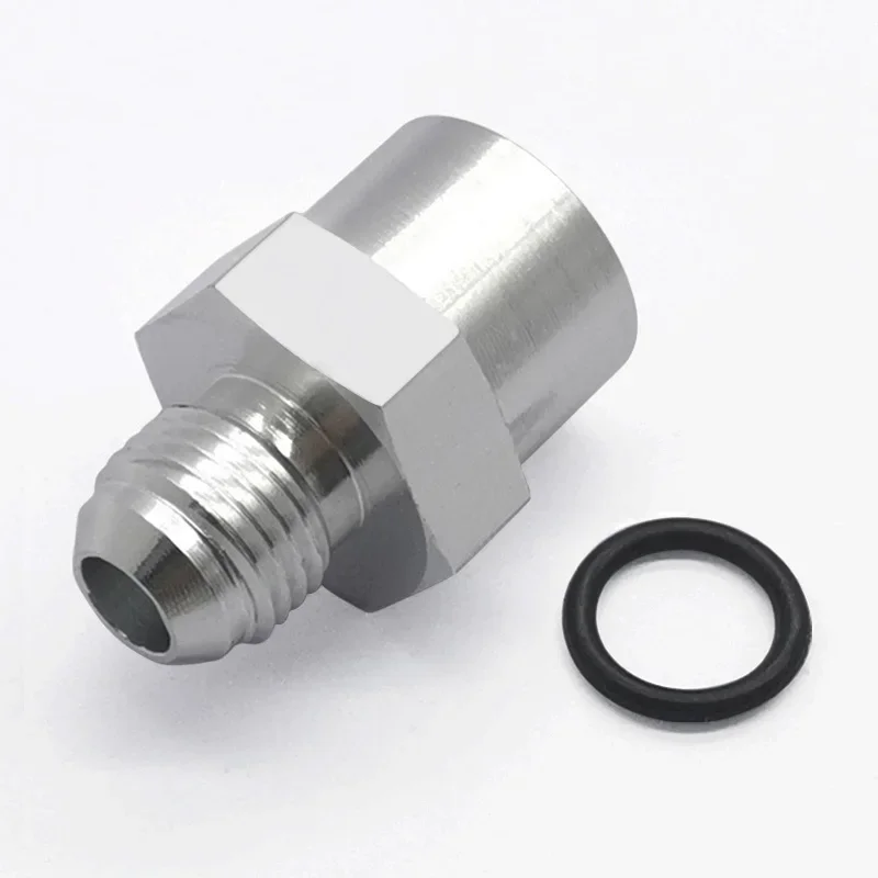 TBI/Vortec 87-98 Truck 6AN Male Flare Supply Feed Fuel Line Adapter Fitting to Female M16-1.5 Oring Power Steering and Fuel Adap