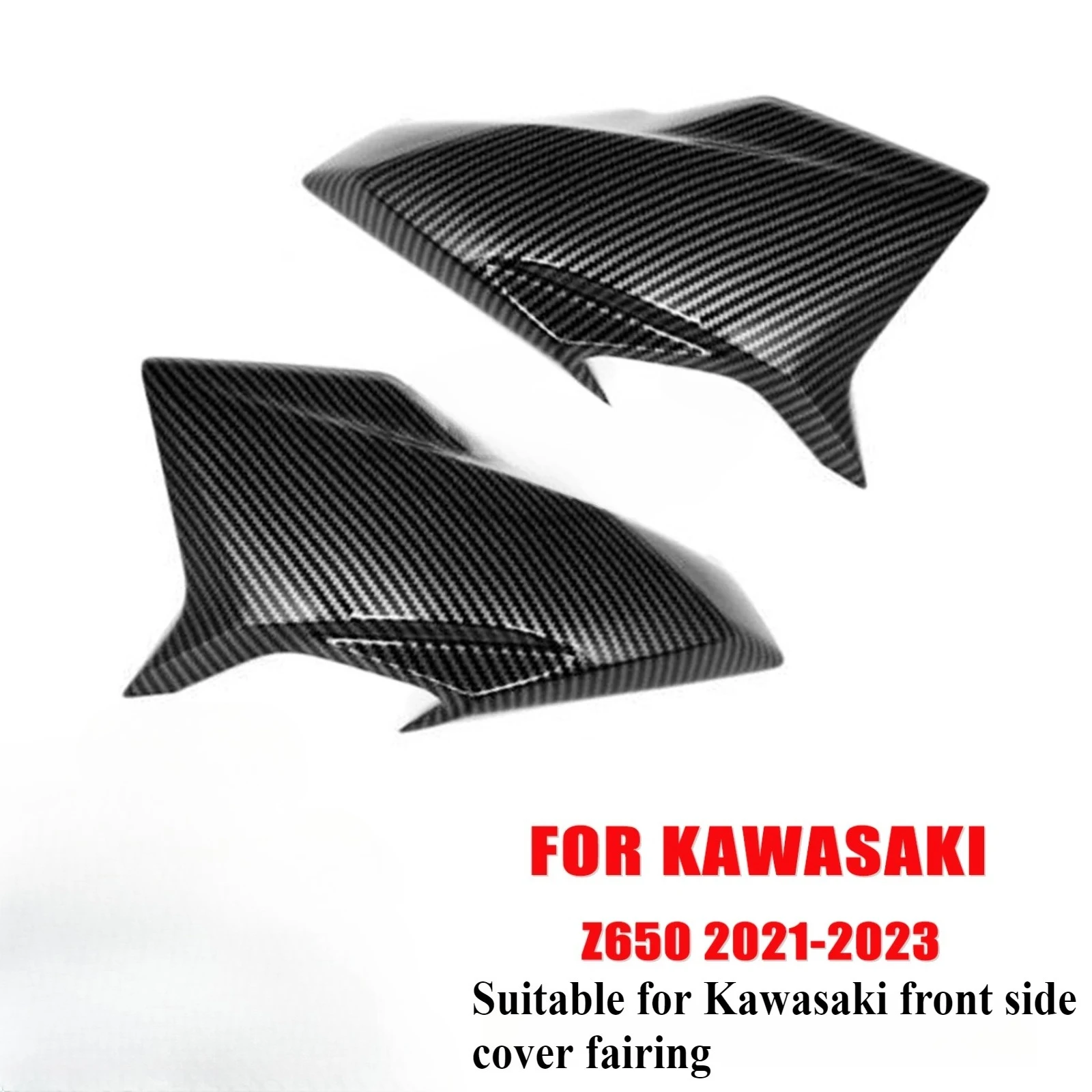 Motorcycle Fuel Tank Front Side Cover Air Vent Cowling Fairing Panel Modification Replacement For Kawasaki Z650 2020-2023