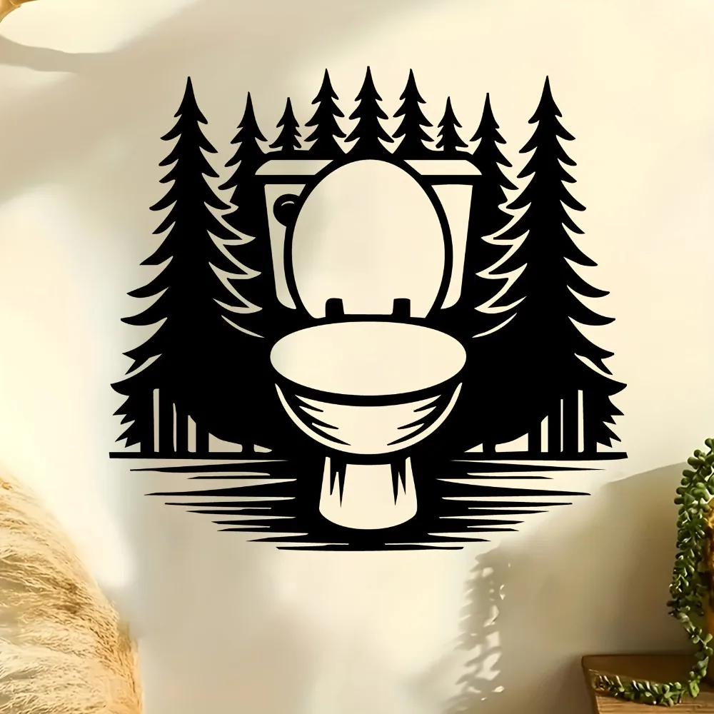 CIFbuy Iron Wall Art Whimsical Forest Decor Rustproof Weather Resistant Hanging Sign For Indoor Outdoor Home Garden Yard