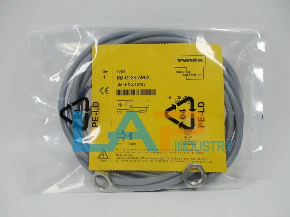 

NEW For TURCK BI2-G12K-AP6X PROXIMITY SWITCH