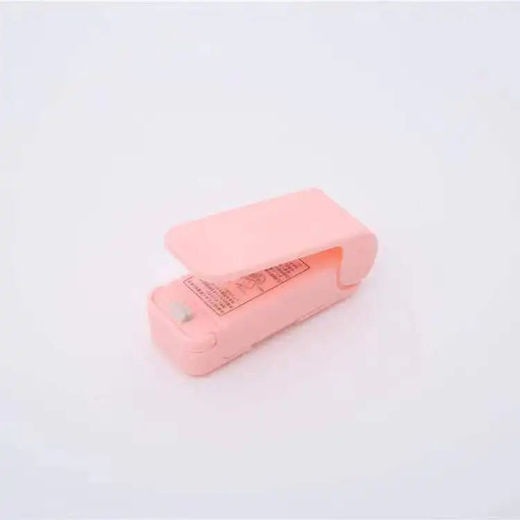Mini máquina de selagem portátil, Selador de saco plástico Selador térmico, Snack Plastic Bag Sealing Machine, Home Press Clip para Alimentos