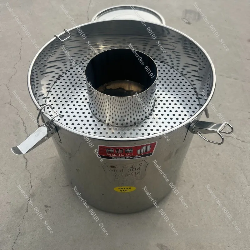 Premium Home Brewing Soaking Wine Barrel 100kg Capacity Small Stainless Steel Sealed Liquor Storage Tank Chinese BaijiuDistilled