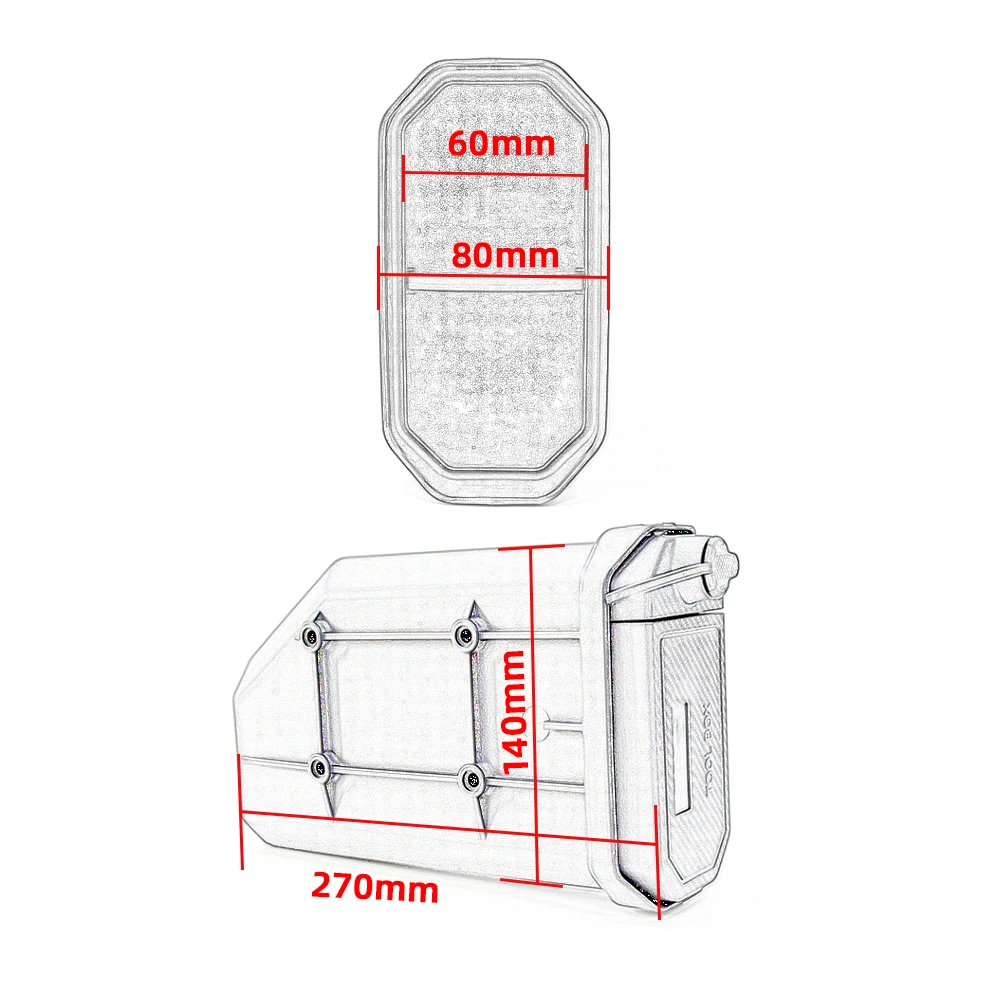 For BMW F800GS F700GS F650GS G310GS S1000XR F900XR Adventure Motorcycle Toolbox Waterproof Side First-aid/Breakdown Kit Toolbox