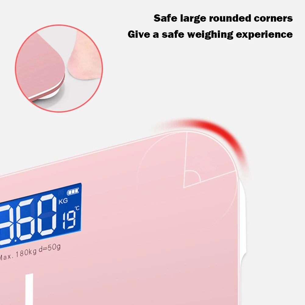 Weight Loss Weighing Device HD Display Electronic Weight Scale USB Charging BatteryPrecision Tool for Home Supplies Adult Health