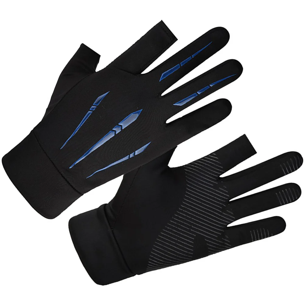 زوج واحد من قفازات اللياقة البدنية للبالغين غير قابلة للانزلاق ومتينة ومريحة لركوب الدراجات وصيد الأسماك وإكسسوارات رياضية قفاز حمام السباحة الواقي