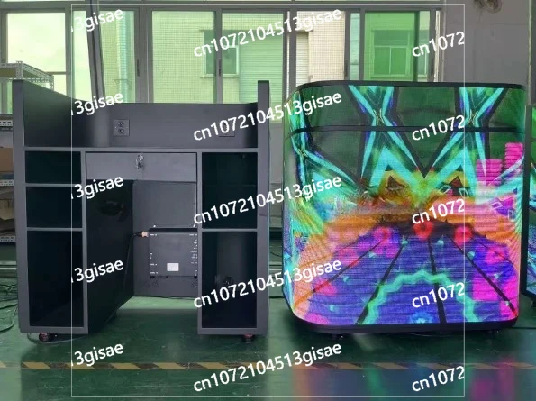 

Indoor and Outdoor Advertising DJ Table LED Display LED Curved Surface P3.91