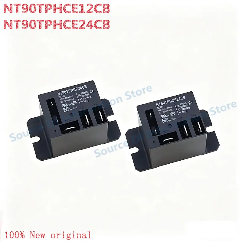 5-Pack NT90TPHCE12CB/24CB Power Relays  DC 12V/24V, 5-Pin, 30A/40A, 100% New