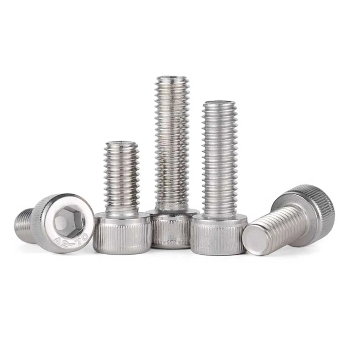 304 Stainless Steel Hexagon Socket Screw/DIN912 Extended Cylindrical Head Cup Head Bolt M3M4M5M6M8