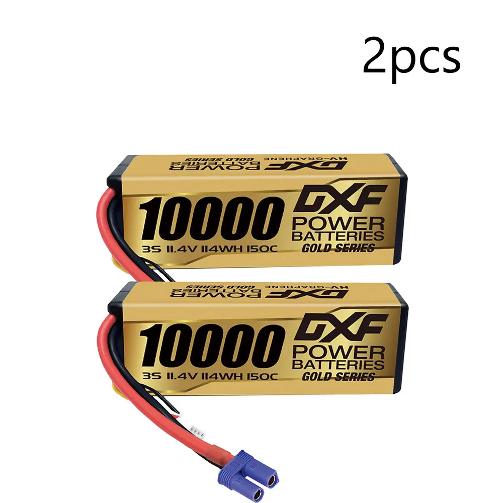 GTFDR DXF Lipo-Akku 2S 3S 4S 6S 10000mAh 9200mAh 6500mAh 7000mAh 1550mAh 150C für RC 1/8 1/10 Auto LKW FPV Quadcopter Drohne 6