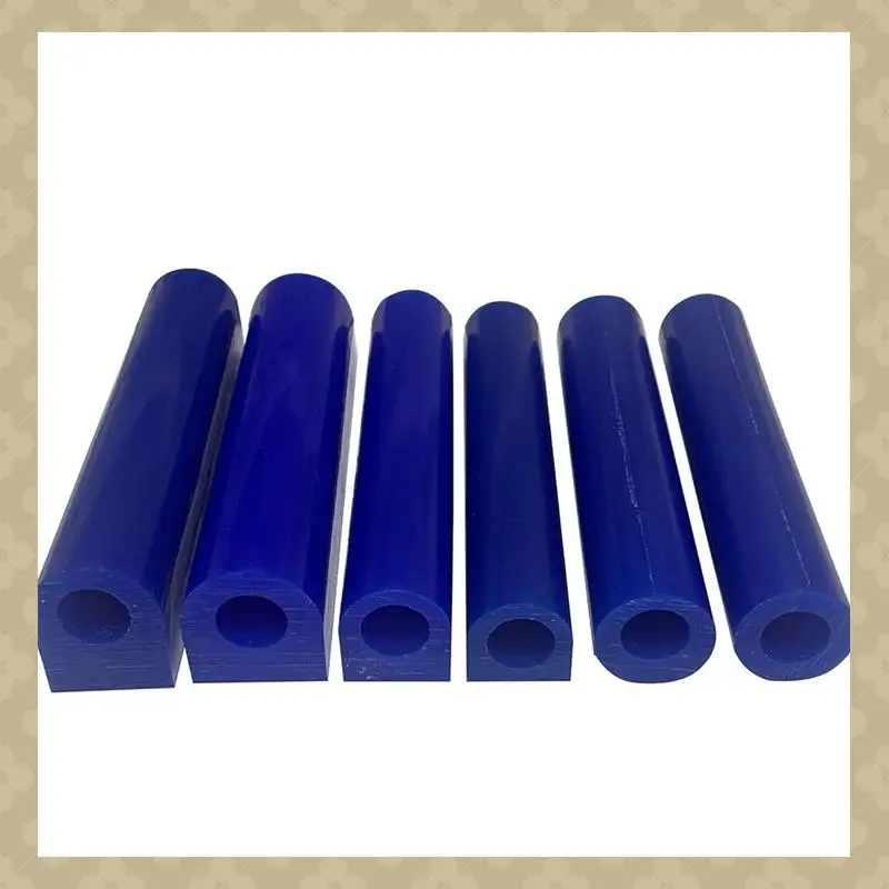 

AB45 6 шт., синее кольцо, восковое отверстие, круглая трубка для ювелирных изделий, резьба, формовочный инструмент, форма для литья, восковое кольцо, набор для изготовления воска