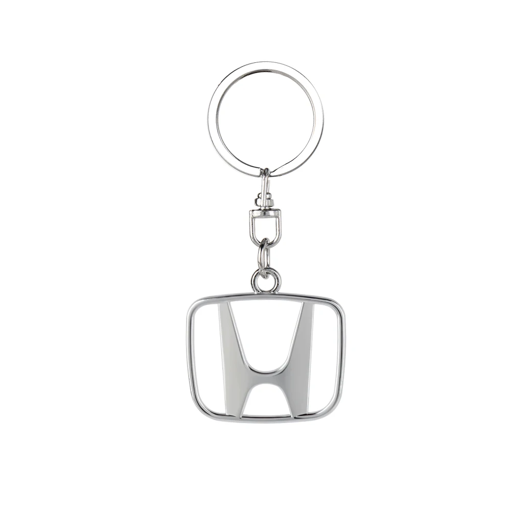 1/2PC Car Key Chains Keyring Pendant Metal Keychain Holder Auto Accessories For Honda Mugen Typer ACCORD Avancier Airwave Civic