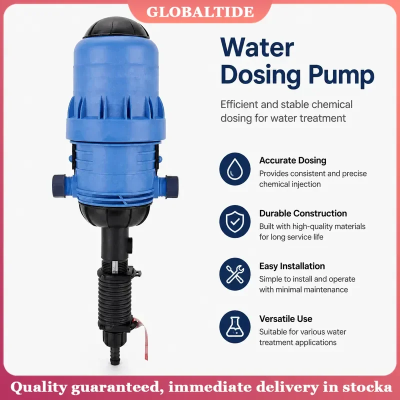 Water Powered Fertilizer Pump Dosing Chemical Injector Proportioning Dispenser Liquid Mixer for Livestock Garden Irrigation