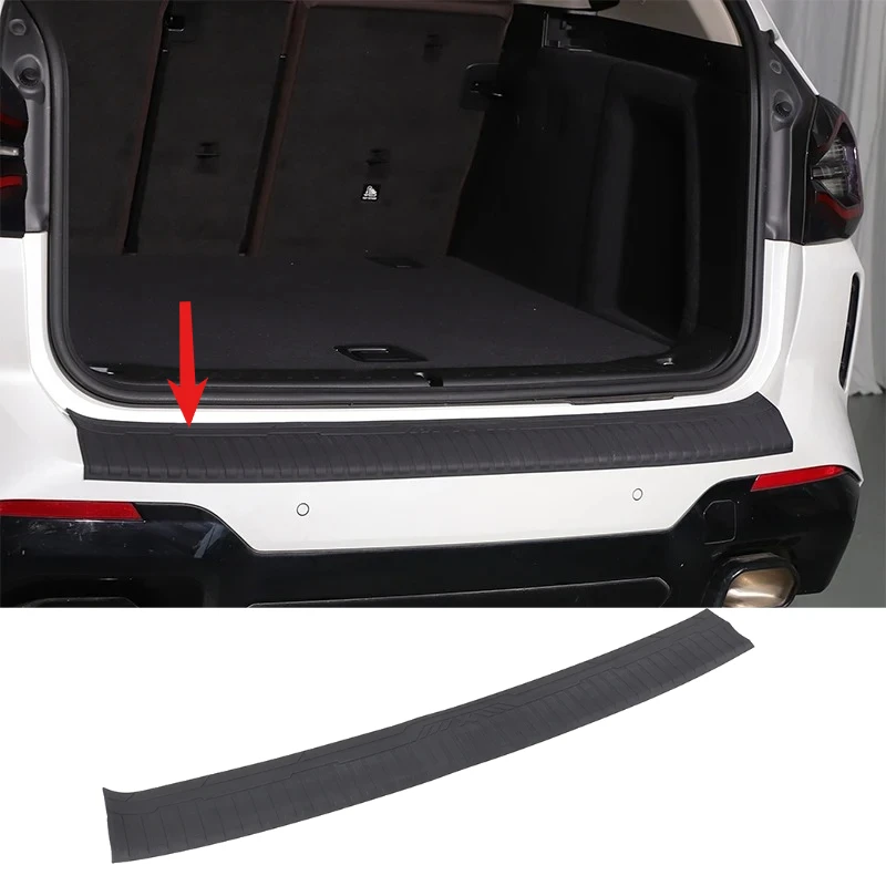 For BMW X3 G01 2022-2024 Car Accessories Silicone Car Trunk Door Sill Plate Protective Panel Trunk Guard Plate Trim