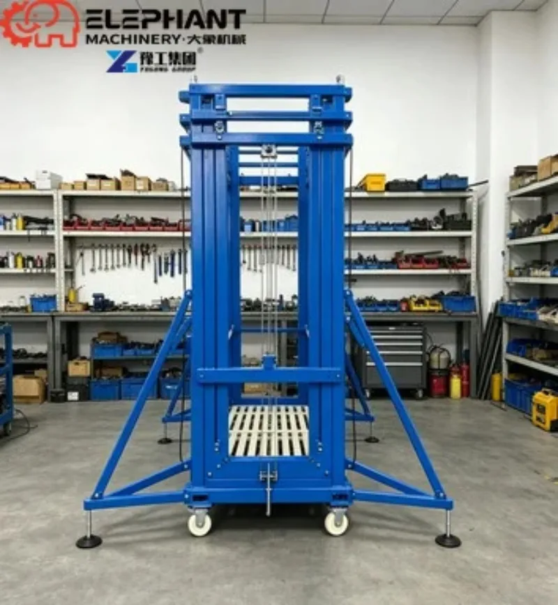 Durable Electric Scaffolding Lift Platform Machine For Construction Iron Steel Electric Lifting Scaffold
