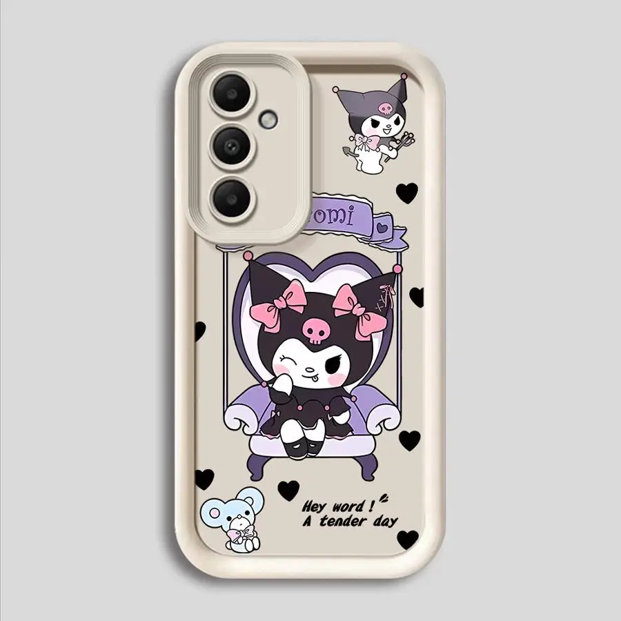 Custodia Kuromi Cartoon per Samsung Galaxy A34 A14 A16 A32 A23 A12 A36 A26 A22 A56 A33 A24 A13 Soft Shell