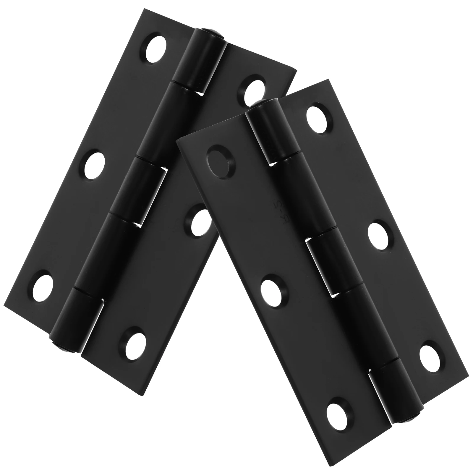 

2pcs Stainless 3 Inch Black Heavy Cabinet Hinges Duty Metal for Door Door Hinges Window Cabinet Box Outdoor Use