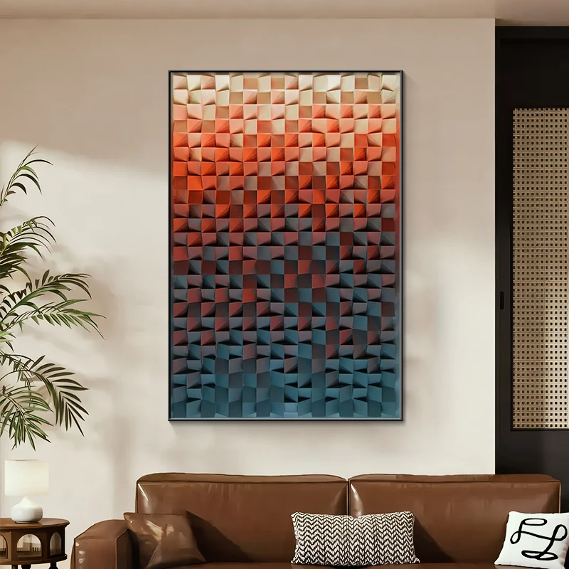 Modern LED Wall Lamp For Entrance Decoration Luxury Corridor  Floor Hanging Painting Abstract Light Home Living Room Mural Light