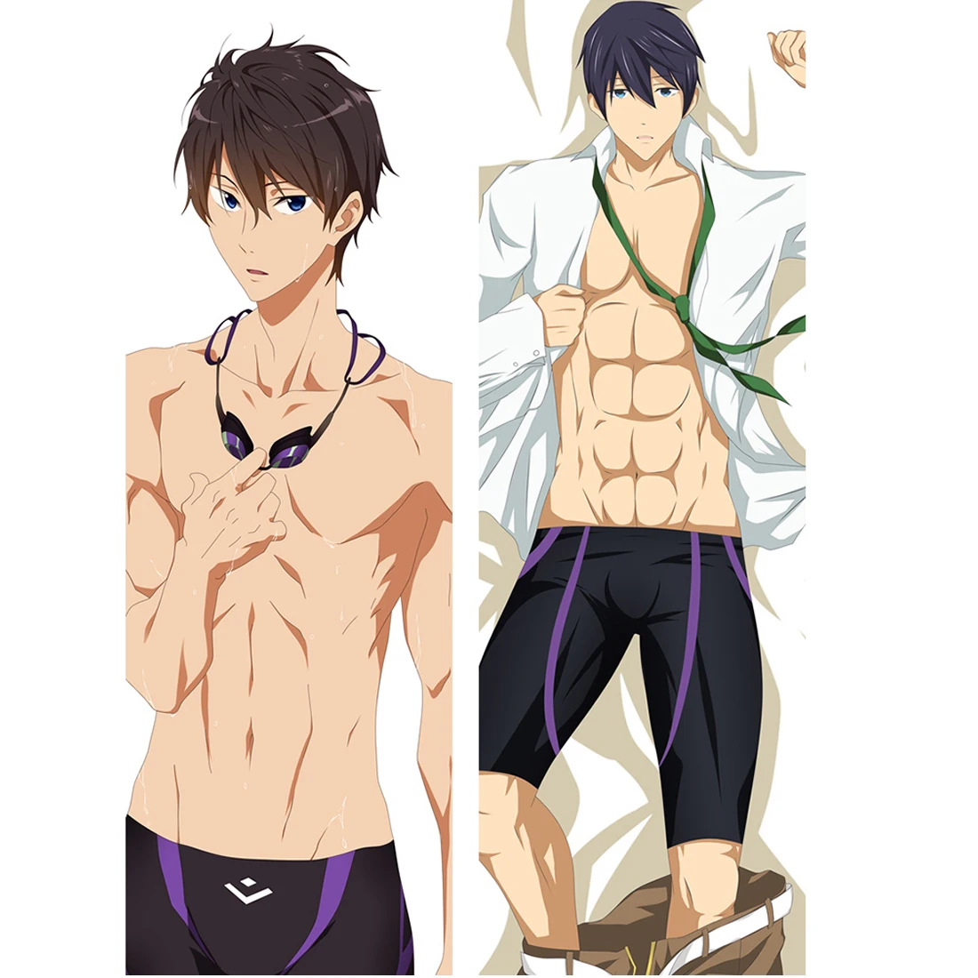 Anime Free! - Iwatobi Swim Club Hugging Body Pillow Cover Case Bedding Pillowcases Male Dakimakura Pillowslips