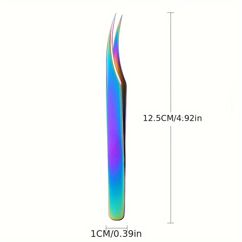 ملاقط دقيقة من الفولاذ المقاوم للصدأ لإزالة الحواجب والرؤوس السوداء، مناسبة لتنظيف جميع عيوب الوجه باللون البيج الفاتح