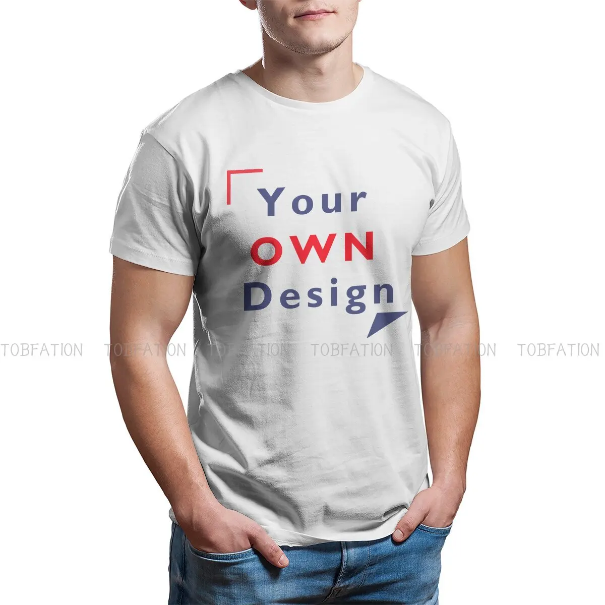 Your Own design TShirt Custom Customize Unique Exclusive Gift Giving Pure Cotton Classic T Shirt Man\'s Tops Individuality Fluffy