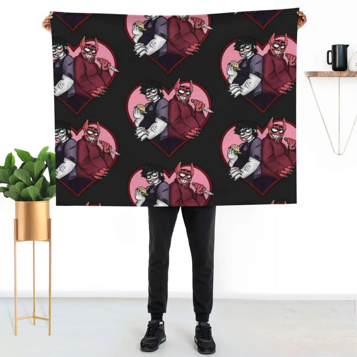 

Bob Velseb Heart Throw Blanket Soft Cozy Blanket for Pet Kids Adults