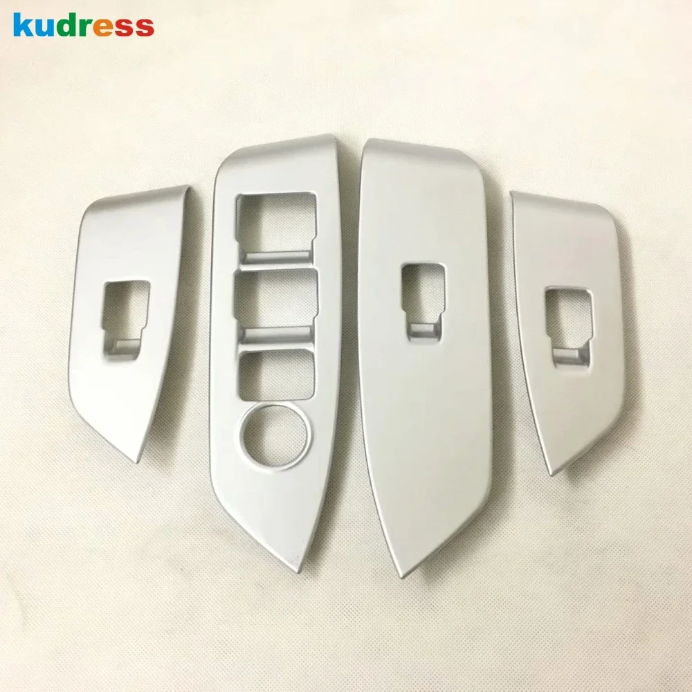 For Mazda CX-5 KF CX-8 2017-2024 2025 Carbon Car Door Armrest Window Lift Switch Button Panel Cover Trim Interior Accessories
