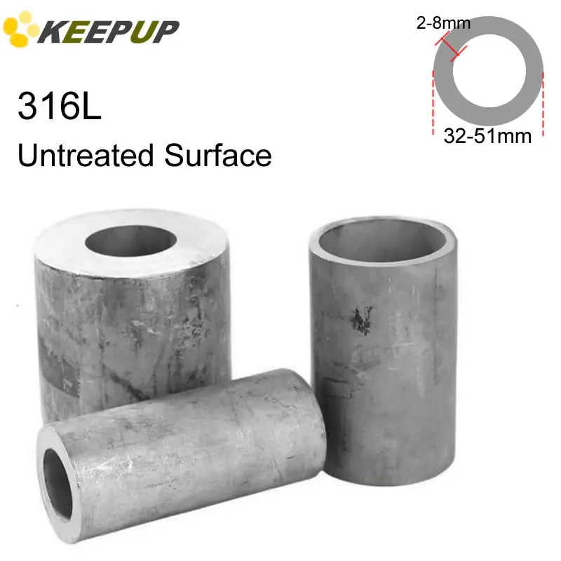 

316 industrial stainless steel pipe tube Anti-rust corrosion resistance OD32 34 38 40 42 45 48 51mm no weld bead Tolerance 0.3mm