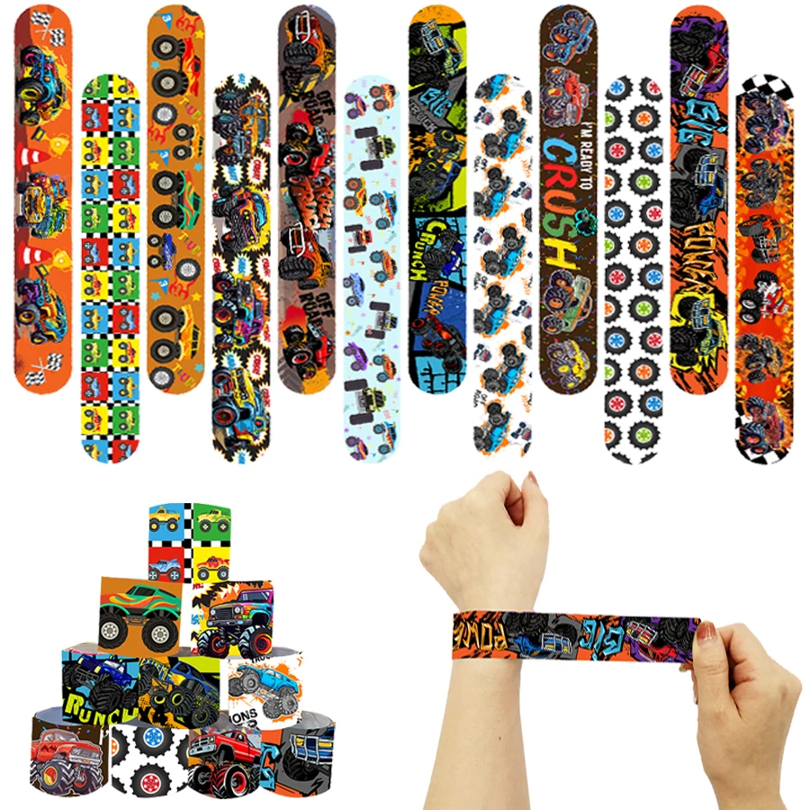 

Браслеты Monster Truck, сувениры для вечеринок, подарок на день рождения, браслеты, классные награды, рождественские чулки, наполнители, украшения, подарки