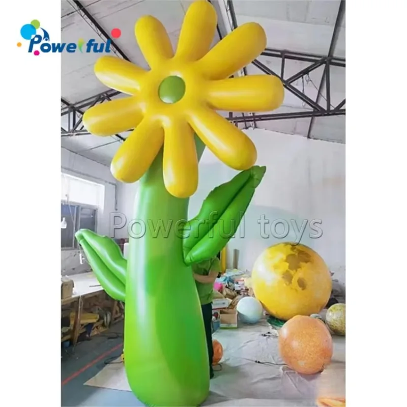 Festival Inflatable Flowers Decoration Advertising Inflatable Flower Balloon for Events-PVC Tarpaulin Easy Setup Customizable view 4