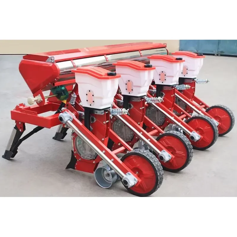 Hand Push Peanut Broad Bean Soybean Corn Sorghum Seeder Agricultural Planting Machine