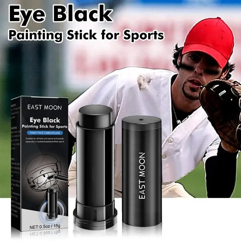 

15g Eye Black Painting Sticks For Sports Face Paint Stick For Football Baseball Softball Kids And Adults Party Stage Face Makeup