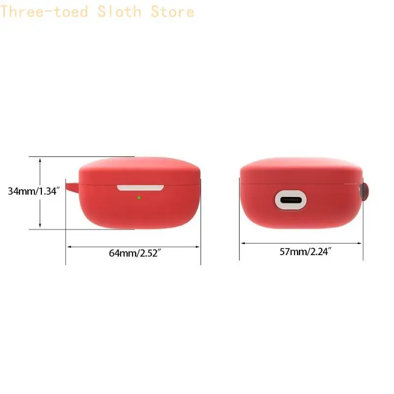 Bluetooth-kompatibel Kopfhörer Anti-verloren Tragbare Silikon Protector Compipable f E74A – Detail 6