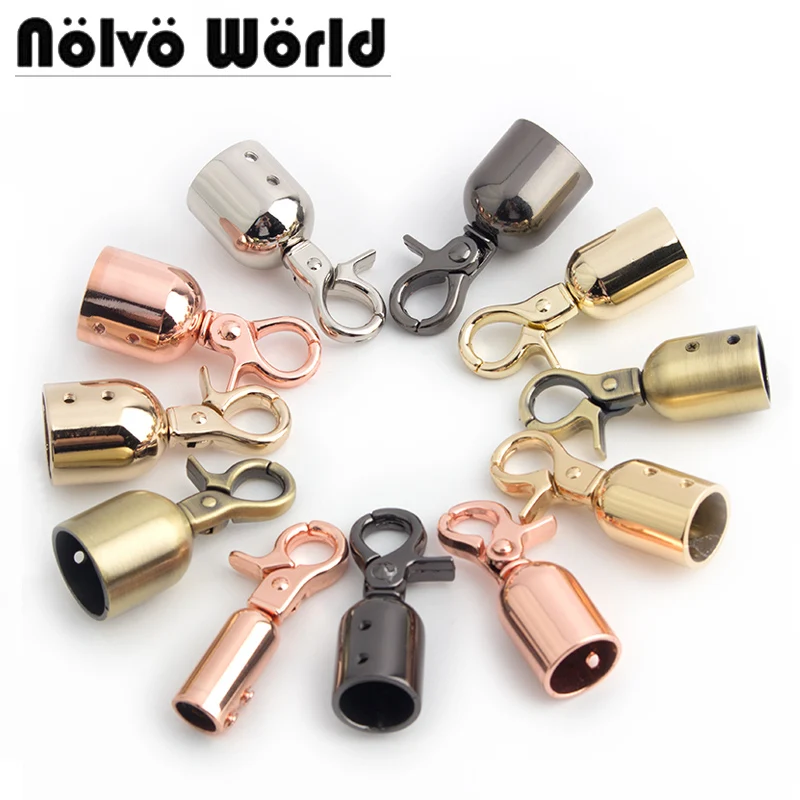 

10-50pcs 6 colors 4 styles Bag Hang Kibster Clasps Trigger Starp Snap Hook Rope Screws Stopper,Swivel Clasp Snap Hook