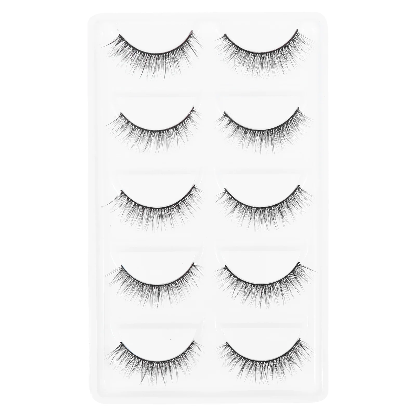 5 أزواج رموش اصطناعية ثلاثية الأبعاد رموش سميكة طبيعية تمديد قابلة لإعادة الاستخدام ليلا ونهارا تجعل عينيك جذابة