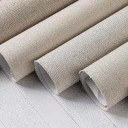 5m/Roll Specialized Oil Canvas Roll,420g/㎡,Suitable For Oil Painting,Acrylic,Alkyd Pigments,Art Supplies,28cm,38cm,48cm Wide,