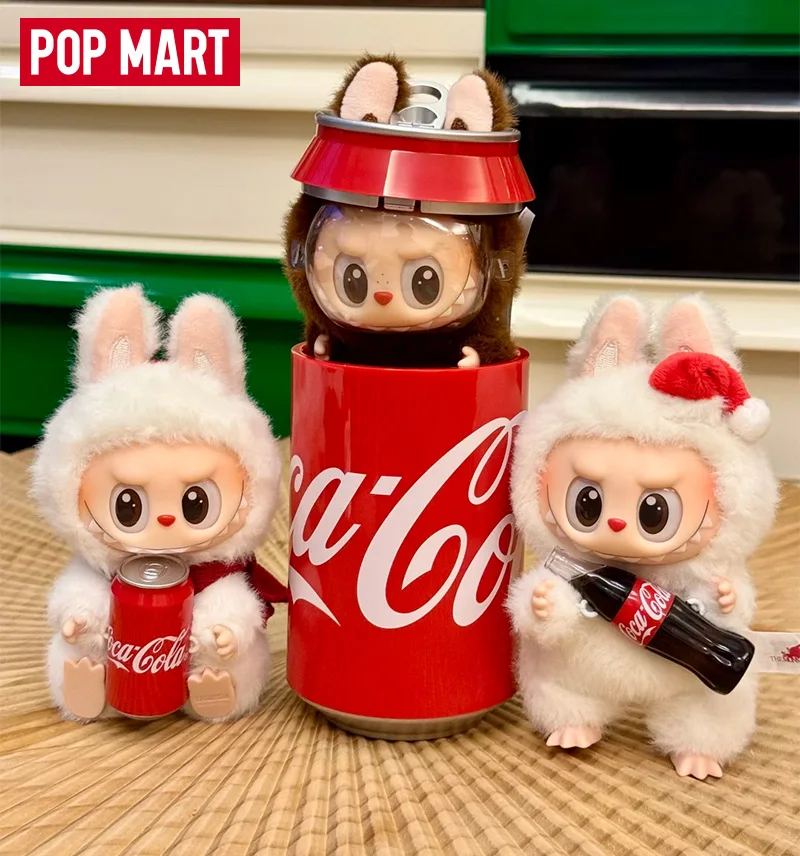 

POP MART LABUBU THE MONSTERS COCA-COLA Series Vinyl Face Blind Box Toys Kawaii Anime Action Figure Surprise Mystery Box Dolls
