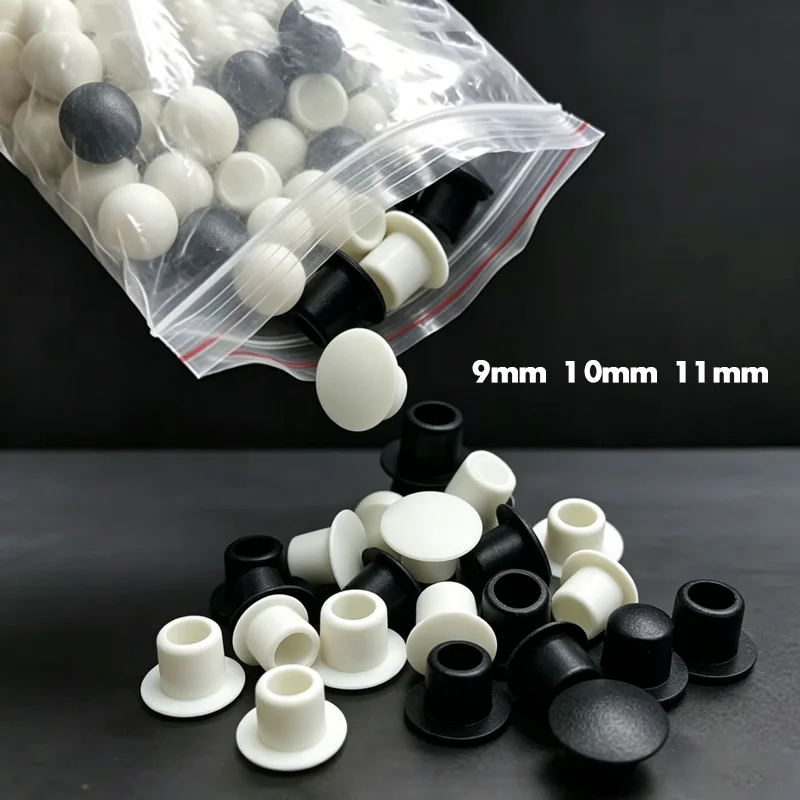 9mm/10mm/11mm Hole Plug Pvc Soft Rubber Plug Hole Cover Waterproof Cover Up One'S Shame Hole Plug Iron Plate Hole Screw
