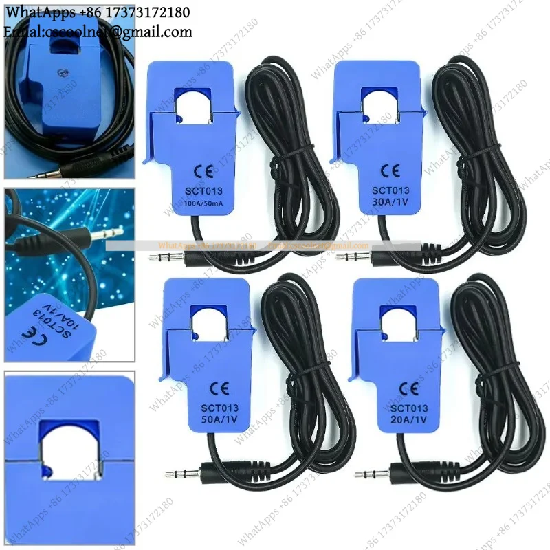 JS03 AC Current Sensor Split Core Transformer SCT-013-020 20A For DIY Energy Monitoring