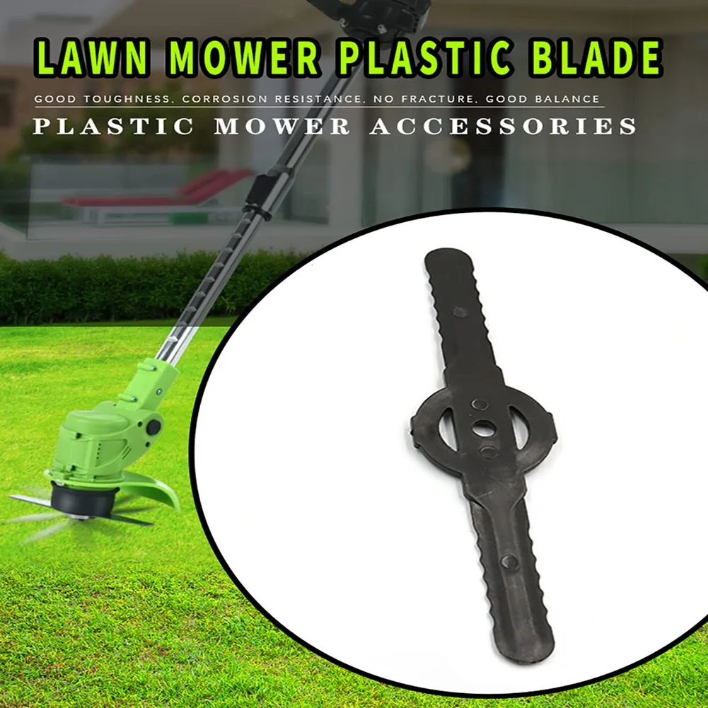 Plástico Grass Trimmer Lâminas, Cordless Garden Tool, Lawn Mower Acessórios, 50pcs