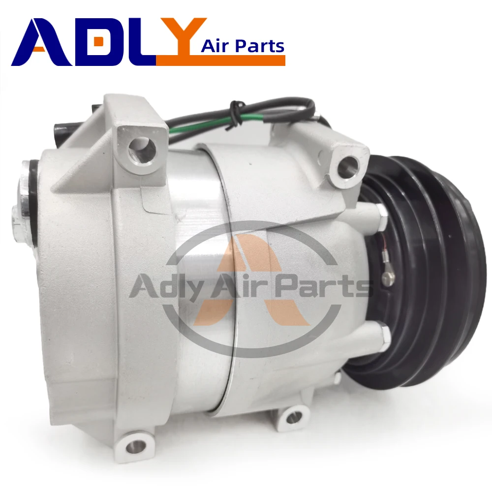 CM7579 에어컨 컴프레서 24V 현대기계 굴삭기 로더 LC 220 11Q6-90040 11Q6-90041 11Q690040 A5W00258A